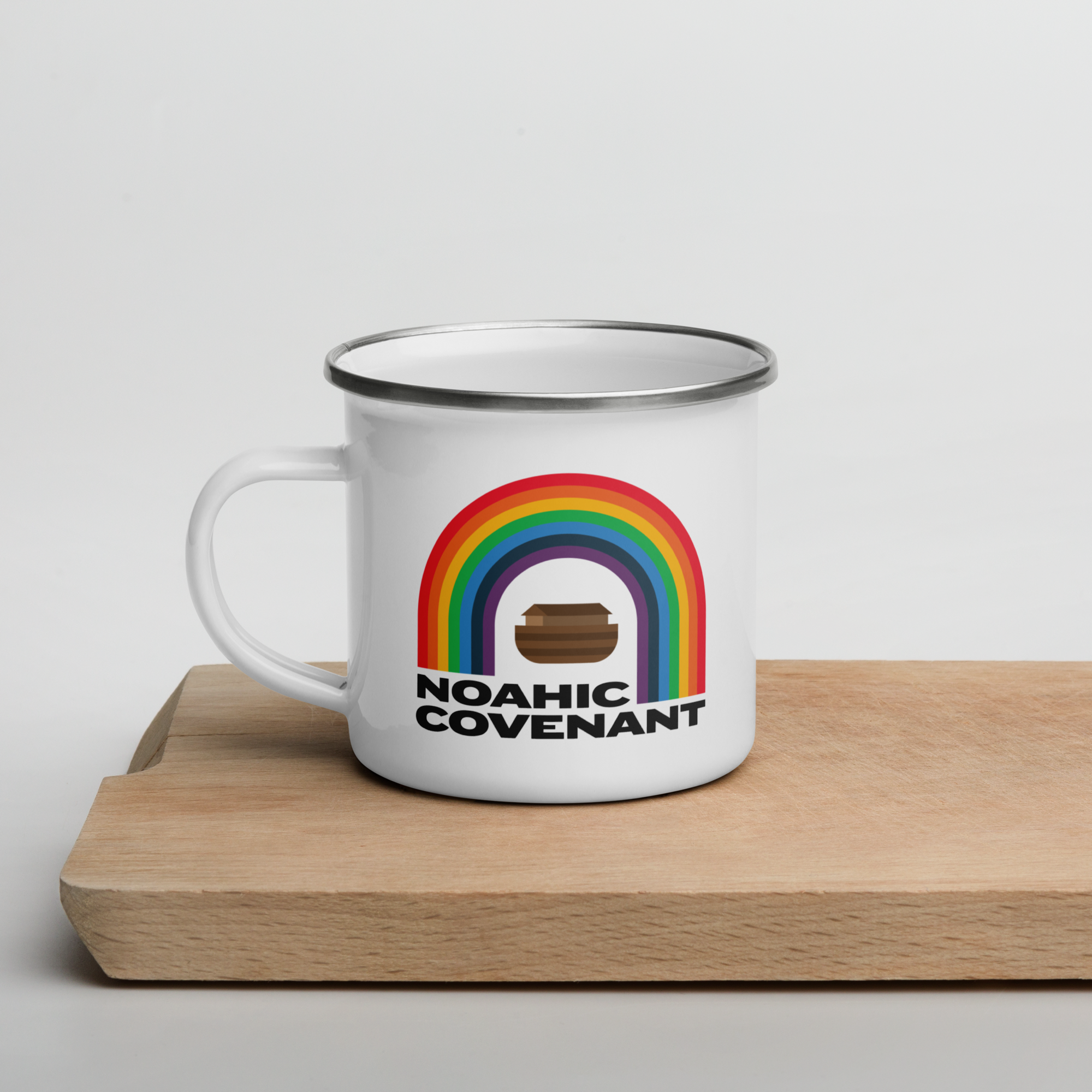Noahic Covenant 12oz Enamel Mug