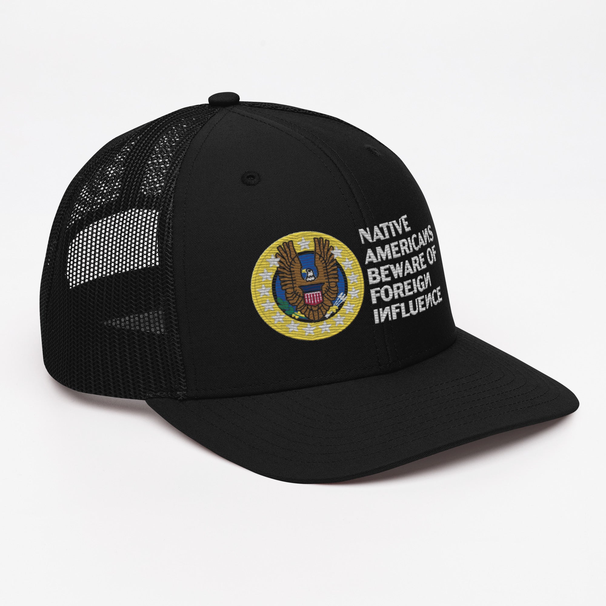 Native Americans Beware Richardson Trucker Hat