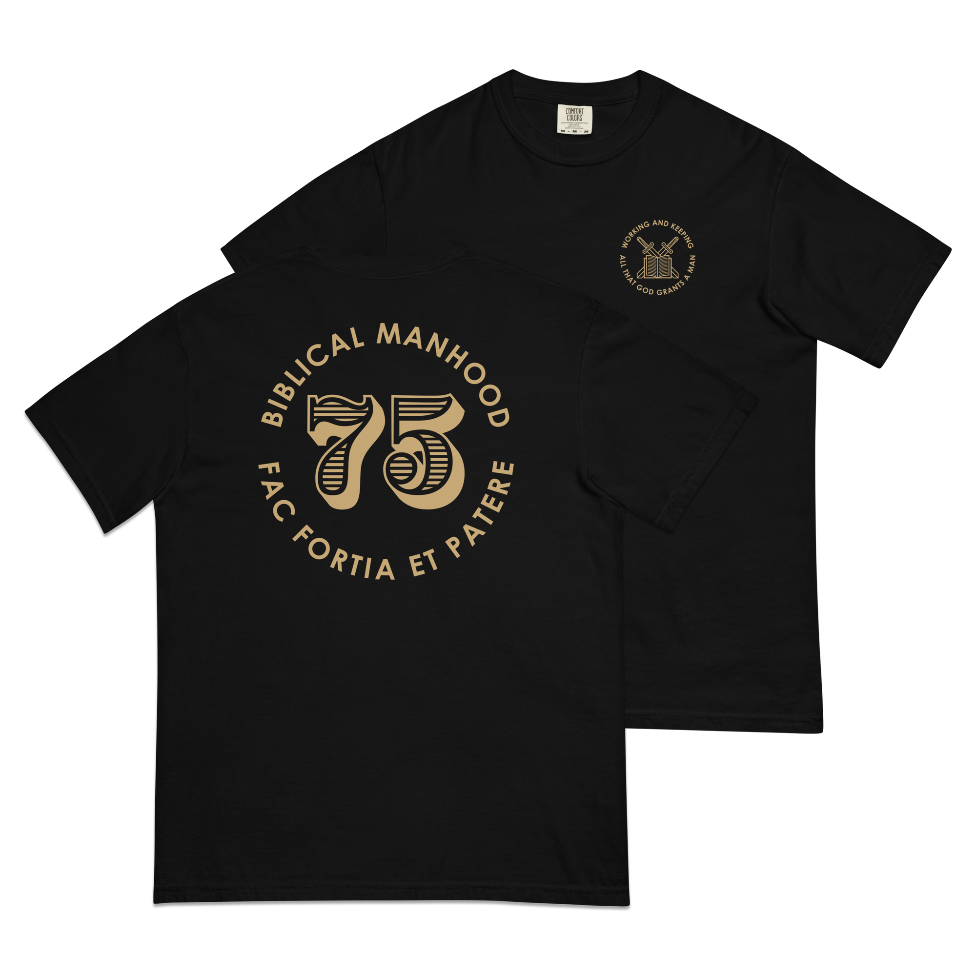 Biblical Manhood 75 T-Shirt (Comfort Colors)
