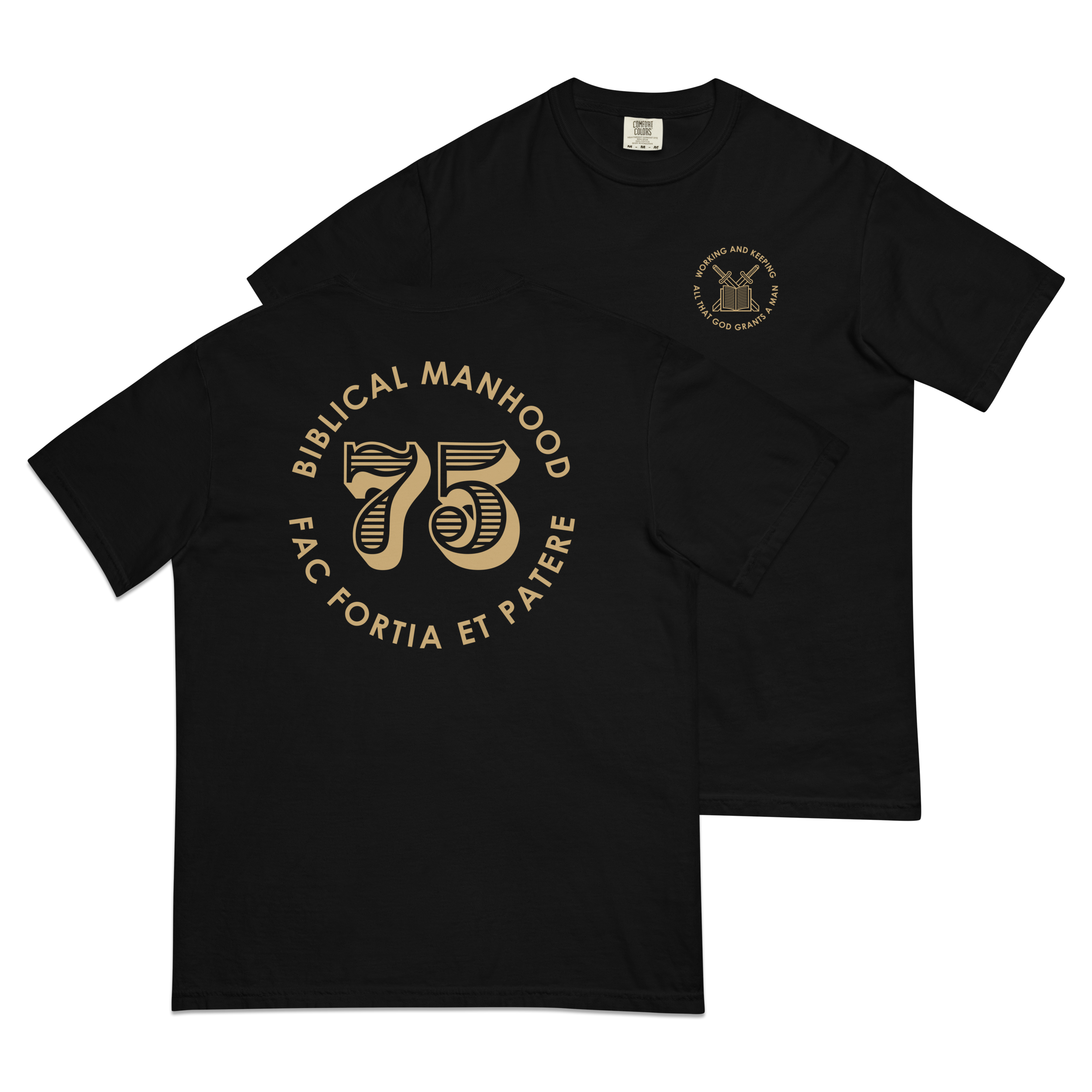 Biblical Manhood 75 T-Shirt (Comfort Colors)