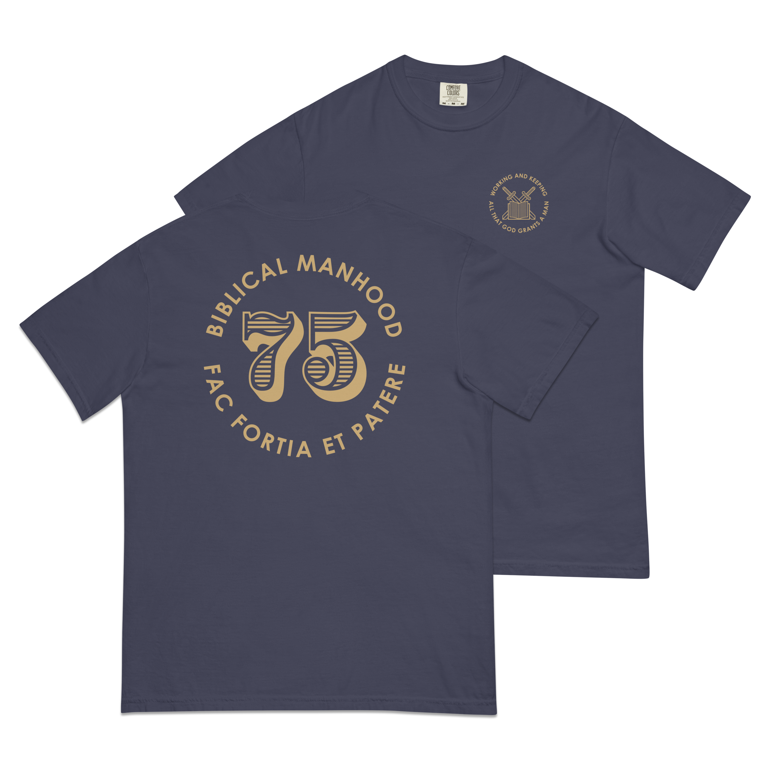 Biblical Manhood 75 T-Shirt (Comfort Colors)