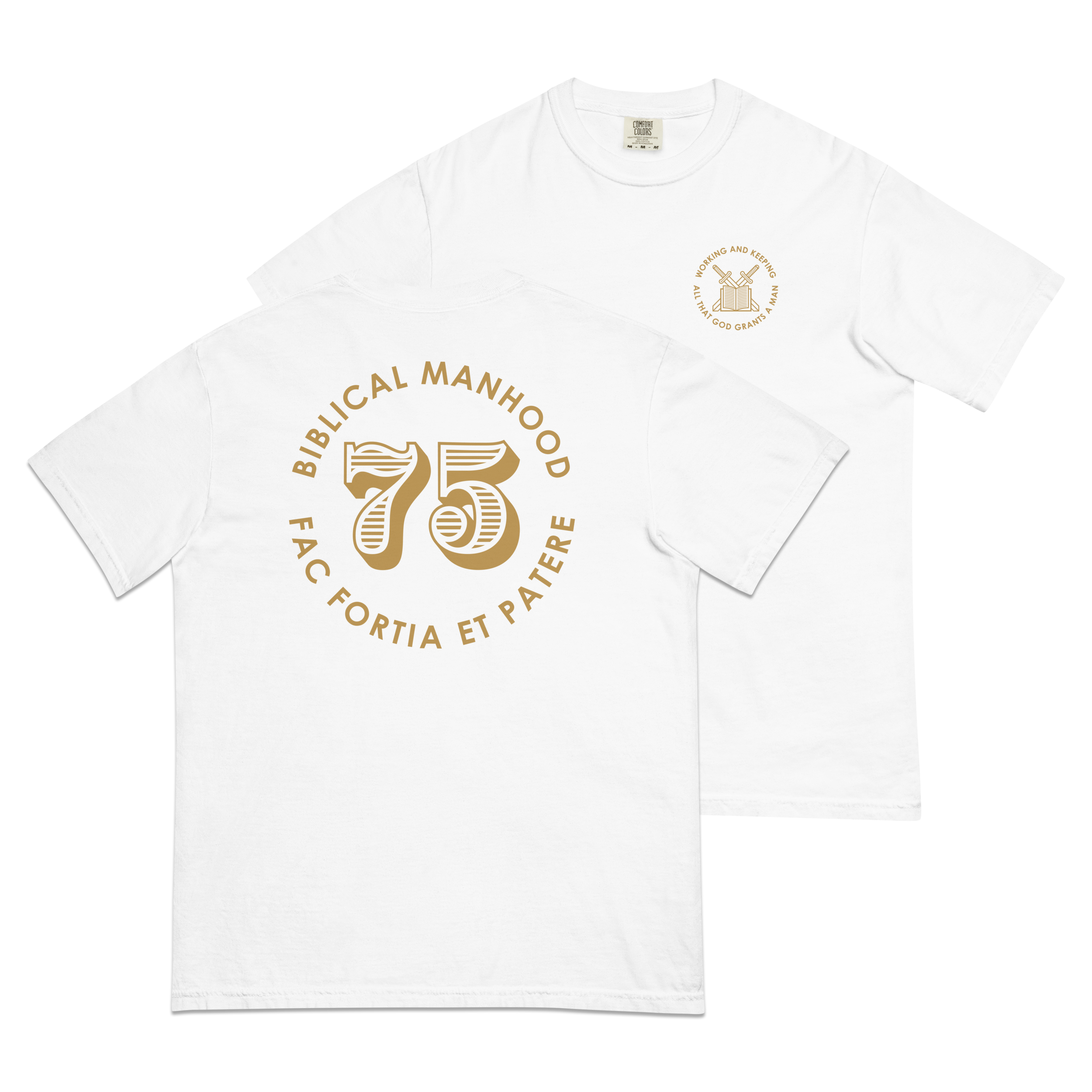 Biblical Manhood 75 T-Shirt (Comfort Colors)
