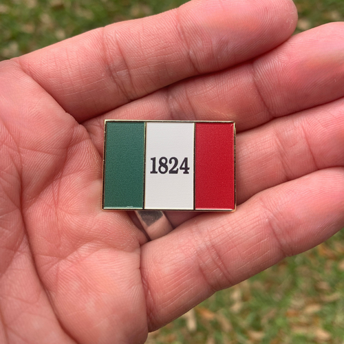 1824 Alamo Flag - 1.25" pin