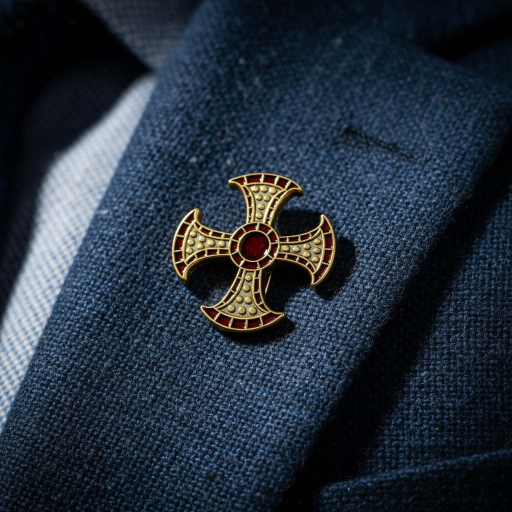 Anglo Saxon Cross Pin - 1.25"