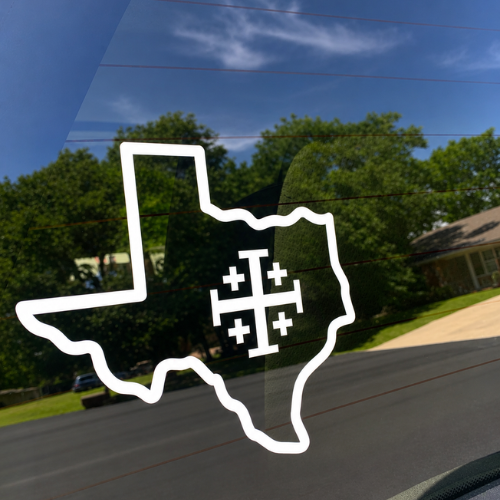 Every Square Inch of Texas - 5" Auto Decal