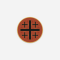 Jerusalem Cross Sticker