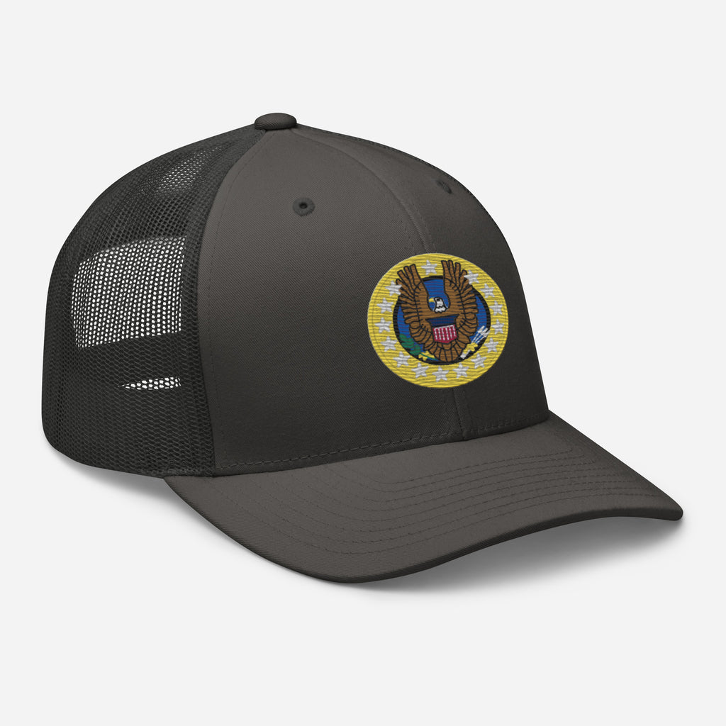 Native Americans Beware Trucker Hat (Seal Only)