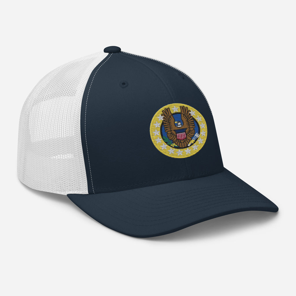 Native Americans Beware Trucker Hat (Seal Only)