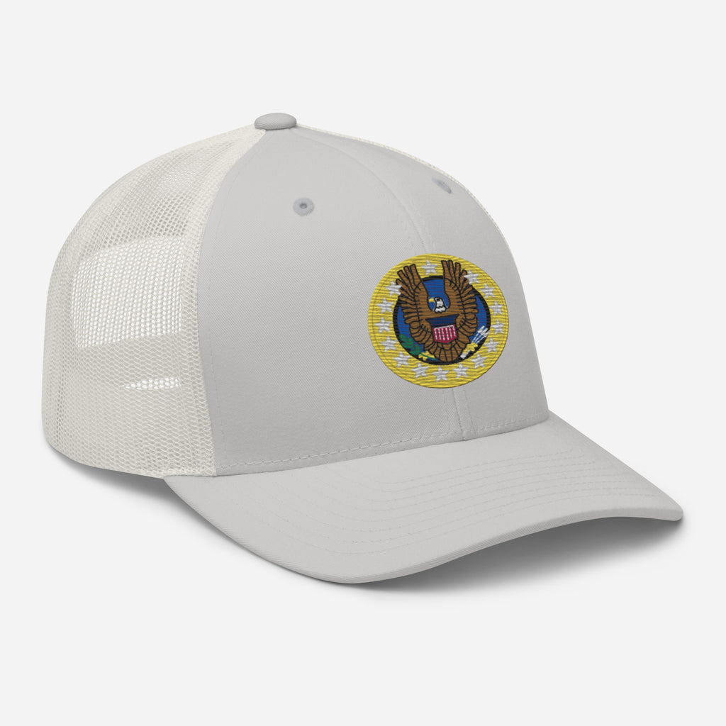 Native Americans Beware Trucker Hat (Seal Only)