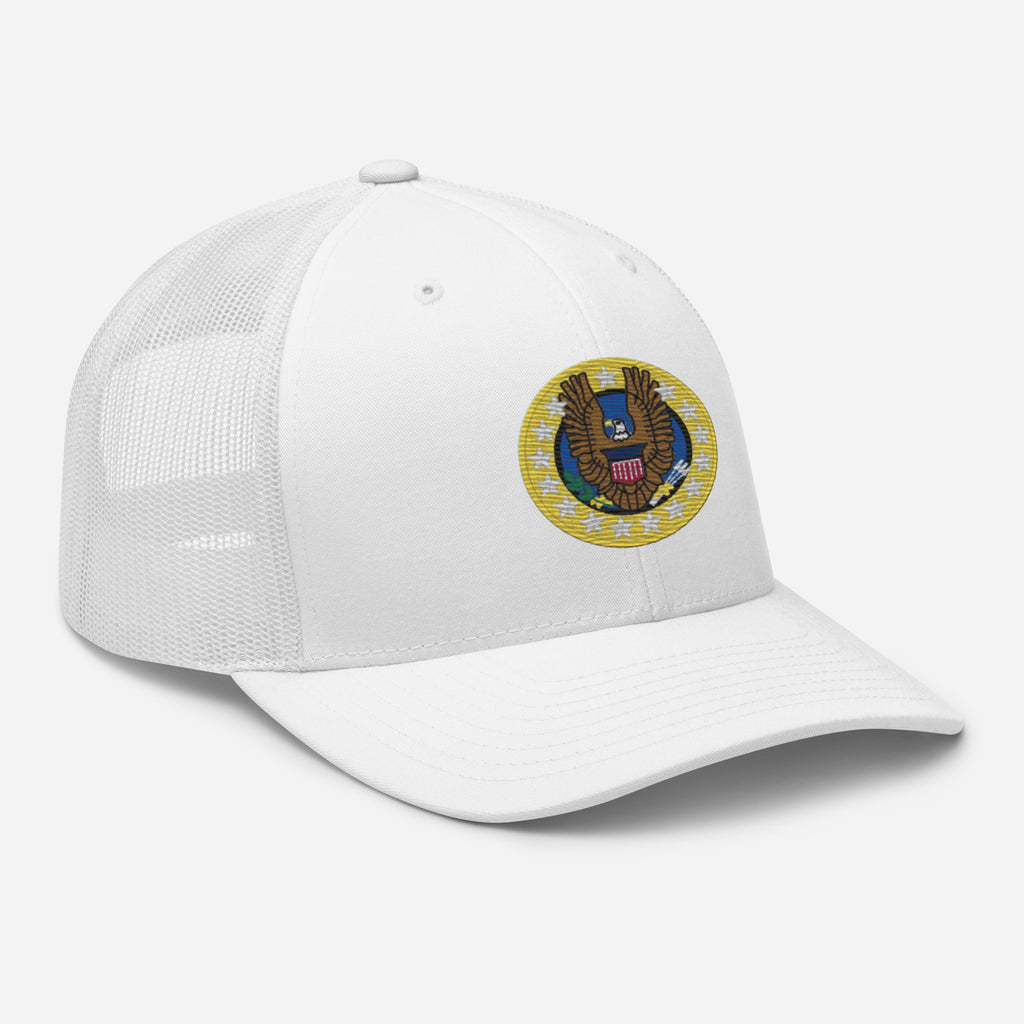 Native Americans Beware Trucker Hat (Seal Only)