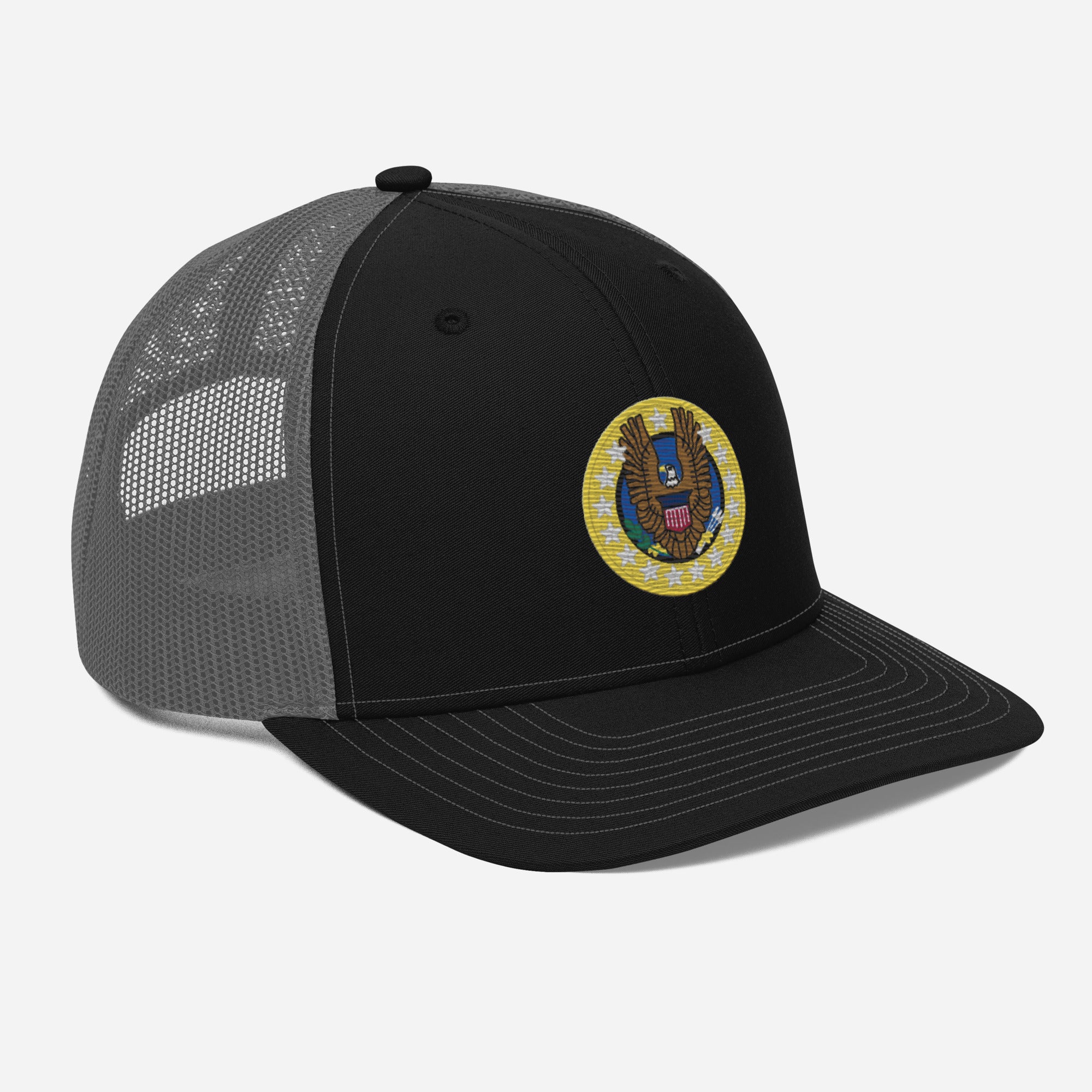 Native Americans Beware Richardson Trucker Hat (Seal Only)