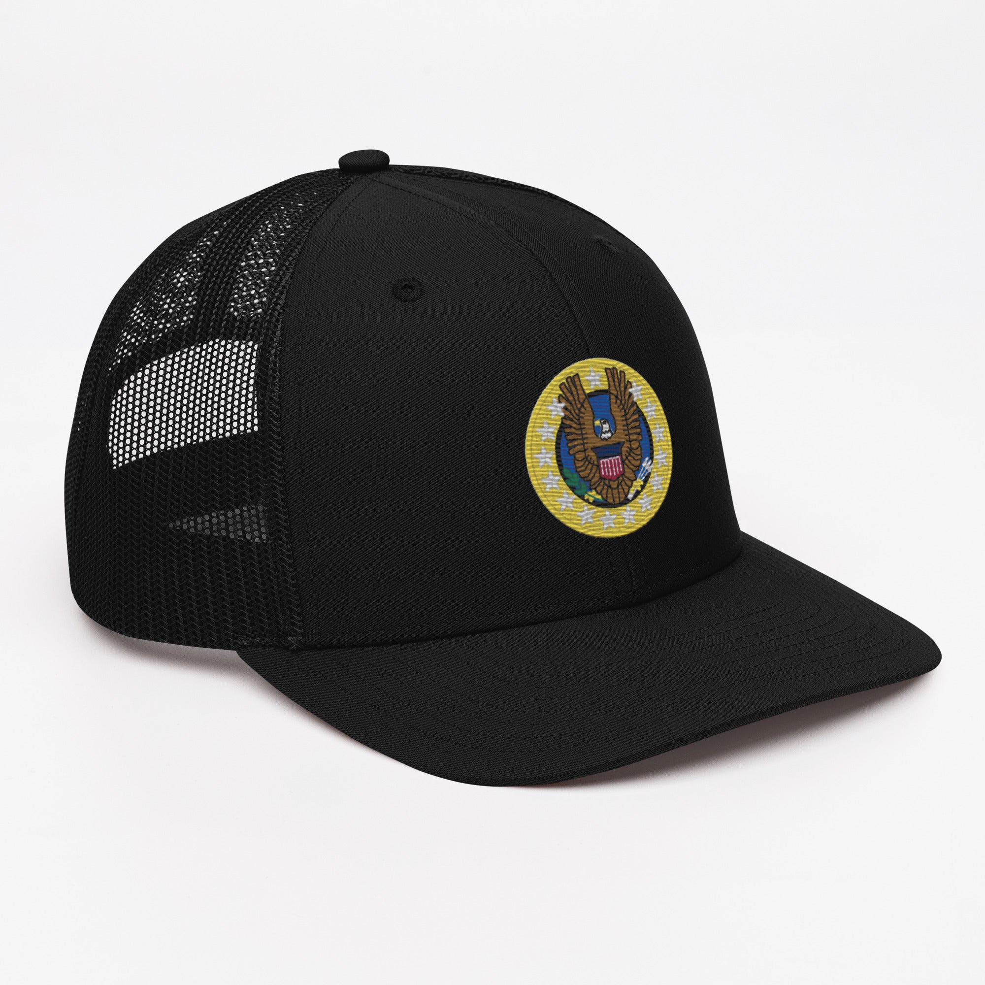 Native Americans Beware Richardson Trucker Hat (Seal Only)