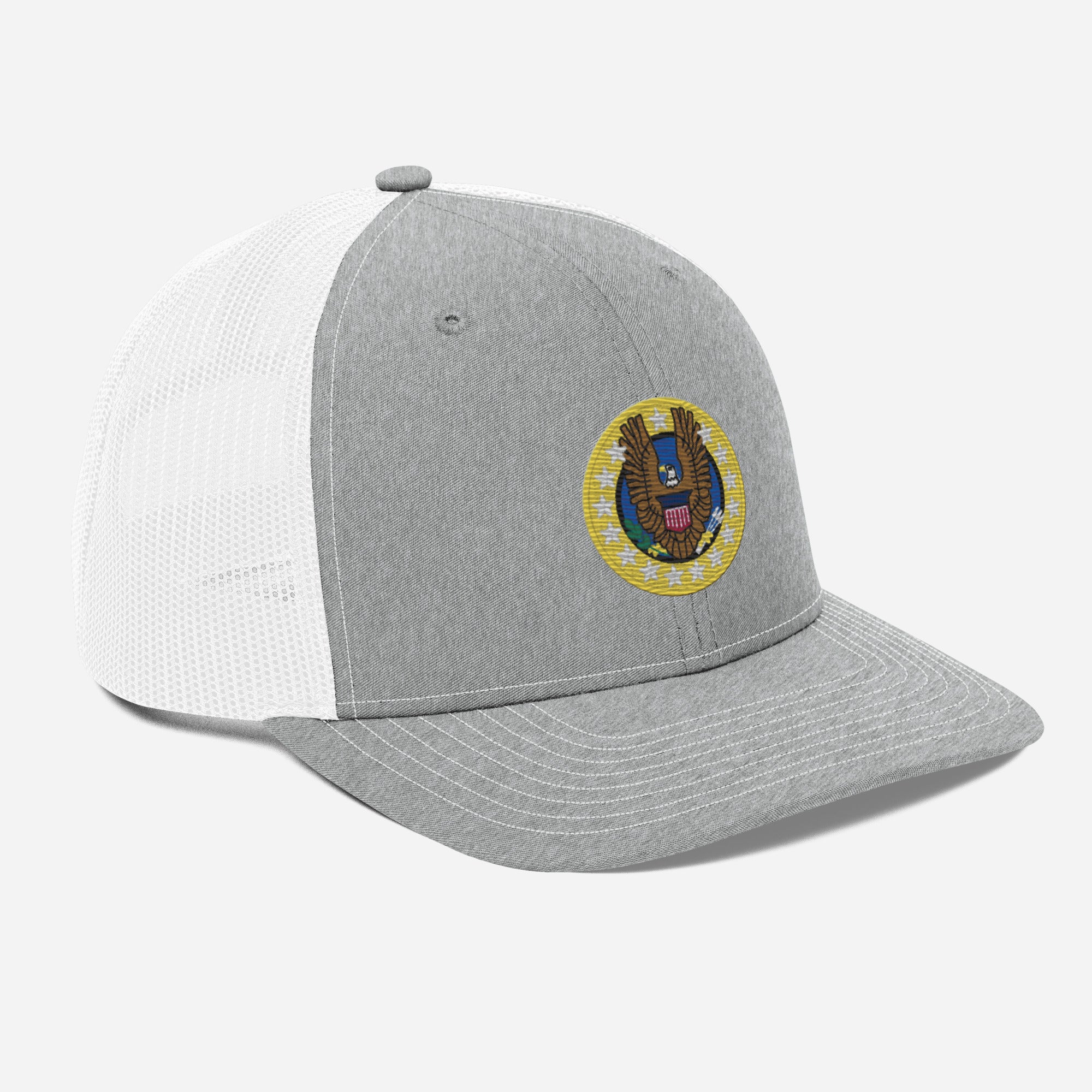 Native Americans Beware Richardson Trucker Hat (Seal Only)