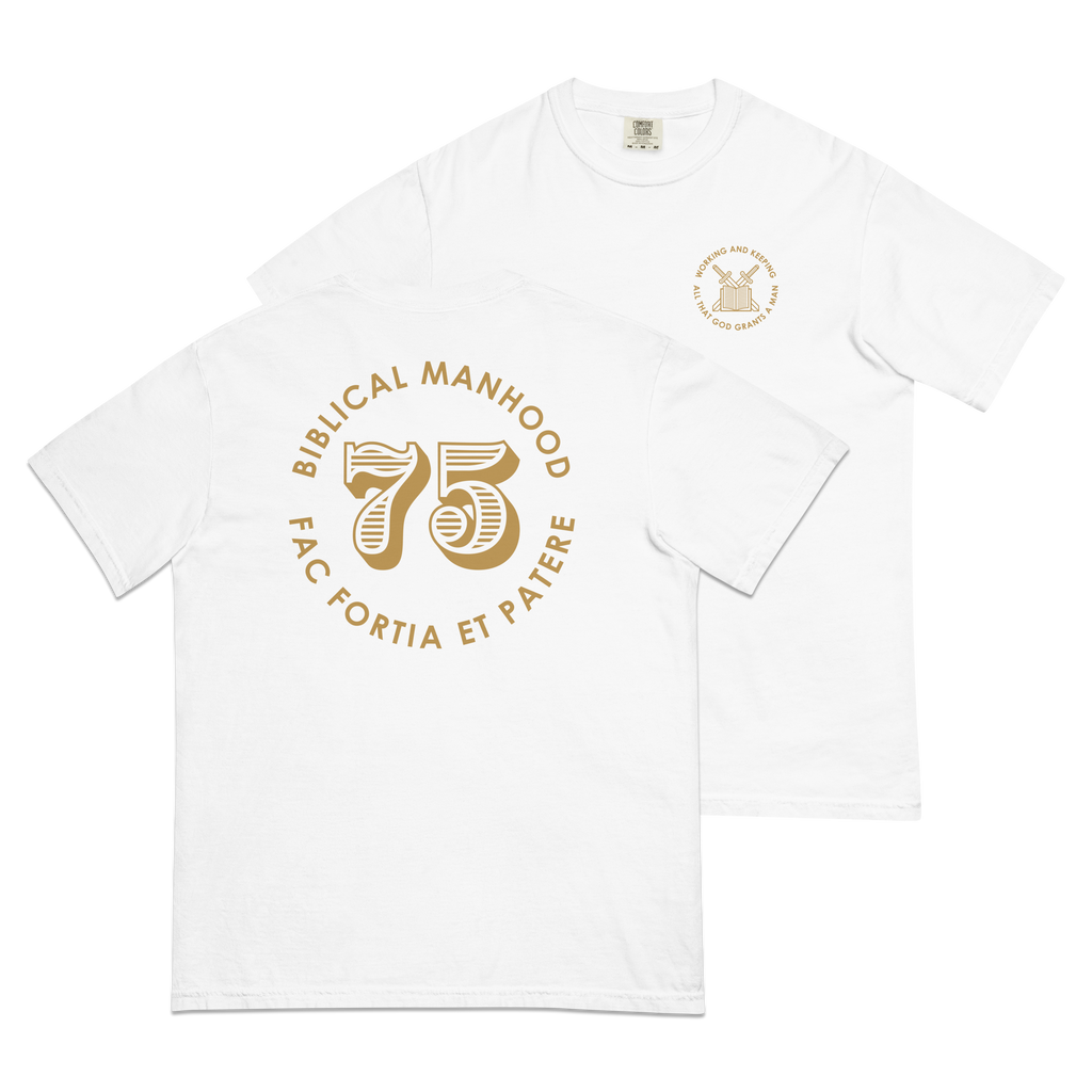 Biblical Manhood 75 T-Shirt (Comfort Colors)