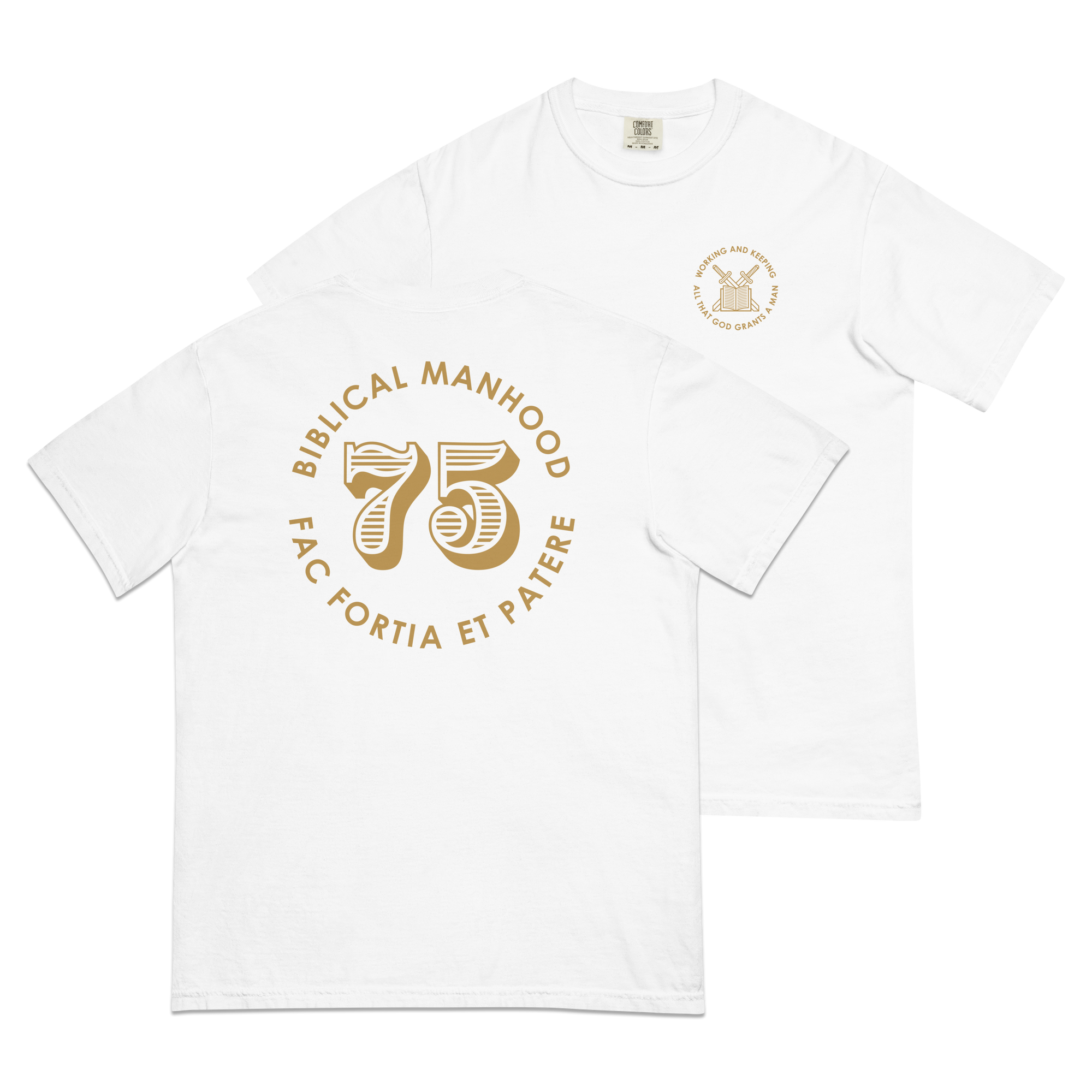 Biblical Manhood 75 T-Shirt (Comfort Colors)