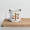 Alpha & Omega Chi Rho 12oz Enamel Mug