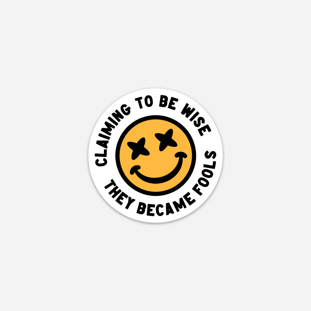 Fools Sticker – Christendom Designs