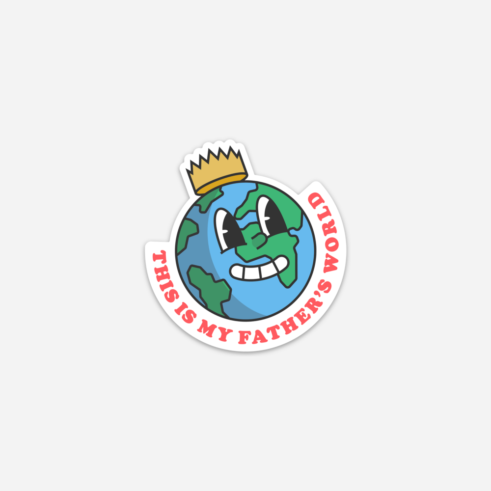 My Father's World Sticker