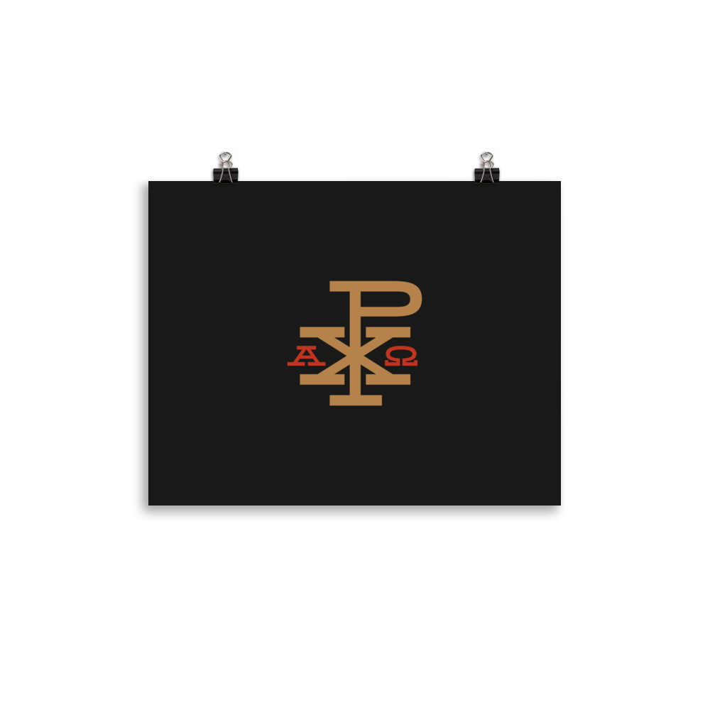 Alpha & Omega Chi Rho Print