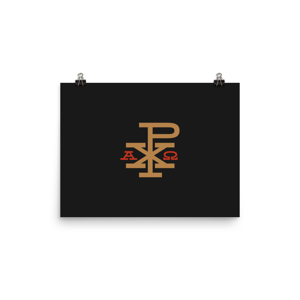 Alpha & Omega Chi Rho Print