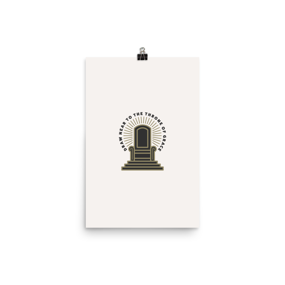 Throne of Grace Print - 1689 Designs