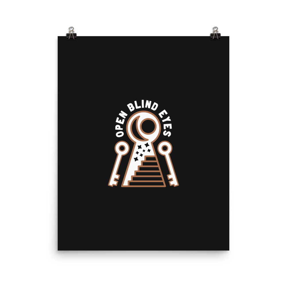 Open Blind Eyes Print
