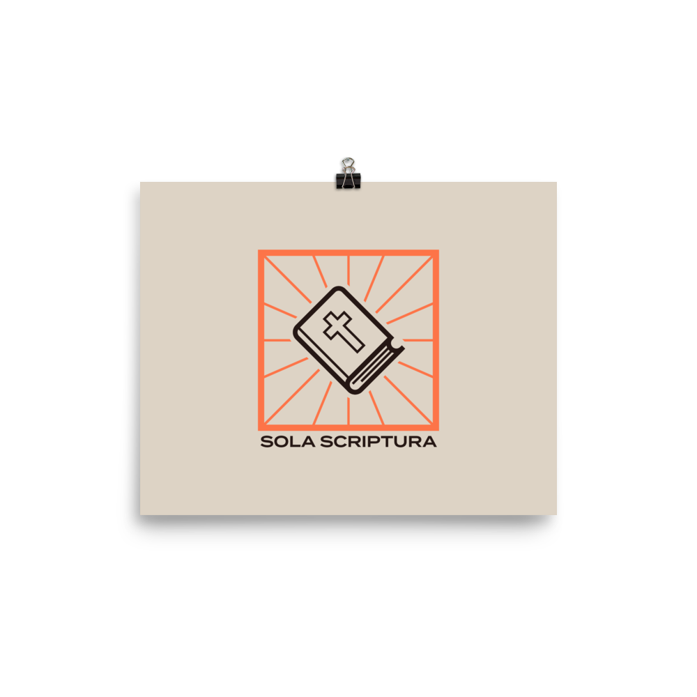 Sola Scriptura Poster - 1689 Designs