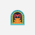 There Is A Fountain Sticker
