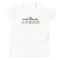 The Five Solas Youth T-Shirt - 1689 Designs