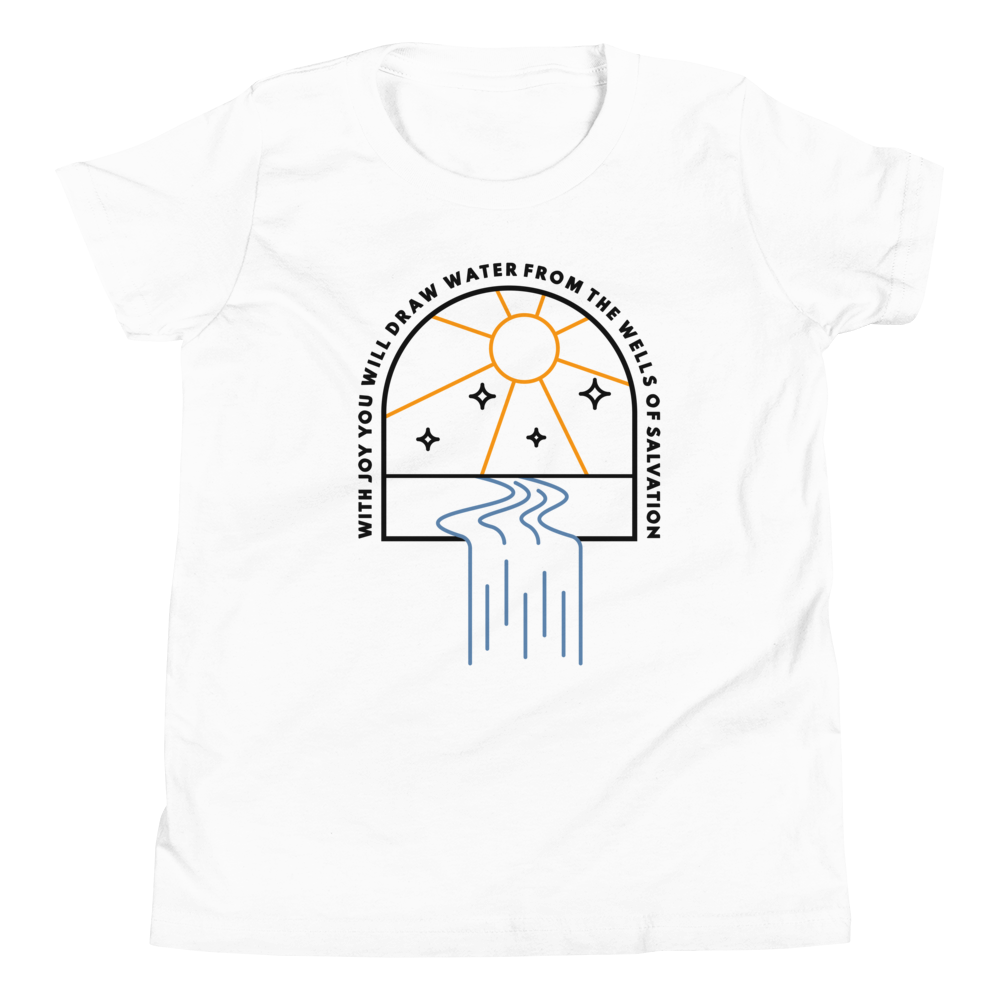 Wells of Salvation (Front Only) Youth T-Shirt - 1689 Designs